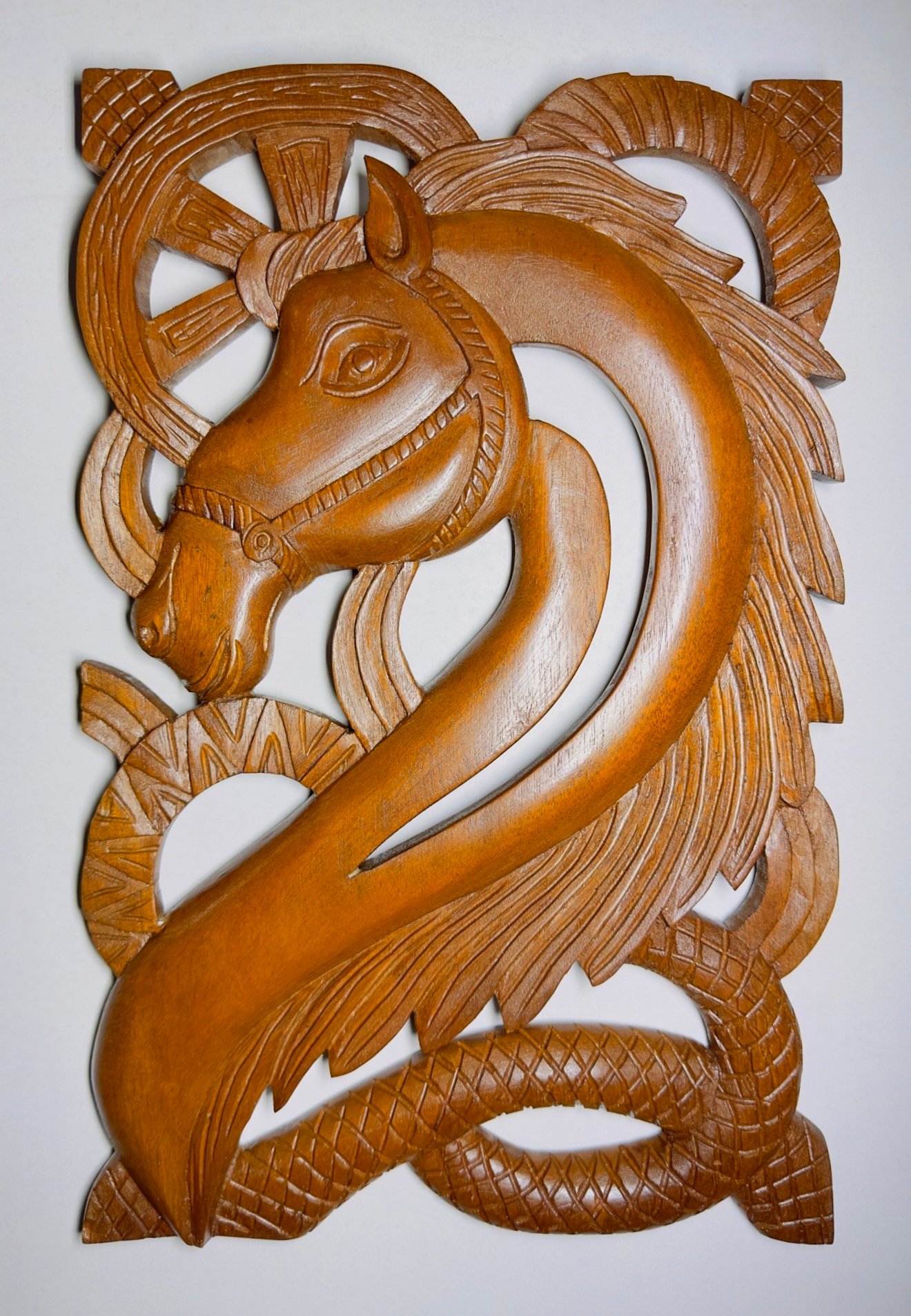 Horse Wood Carving