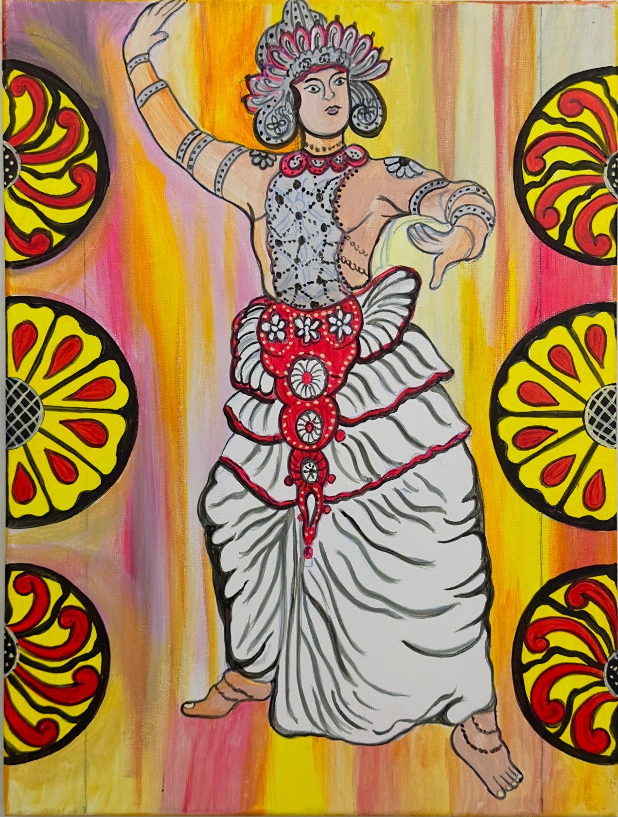 Kandyan Dance Painting on Canvas