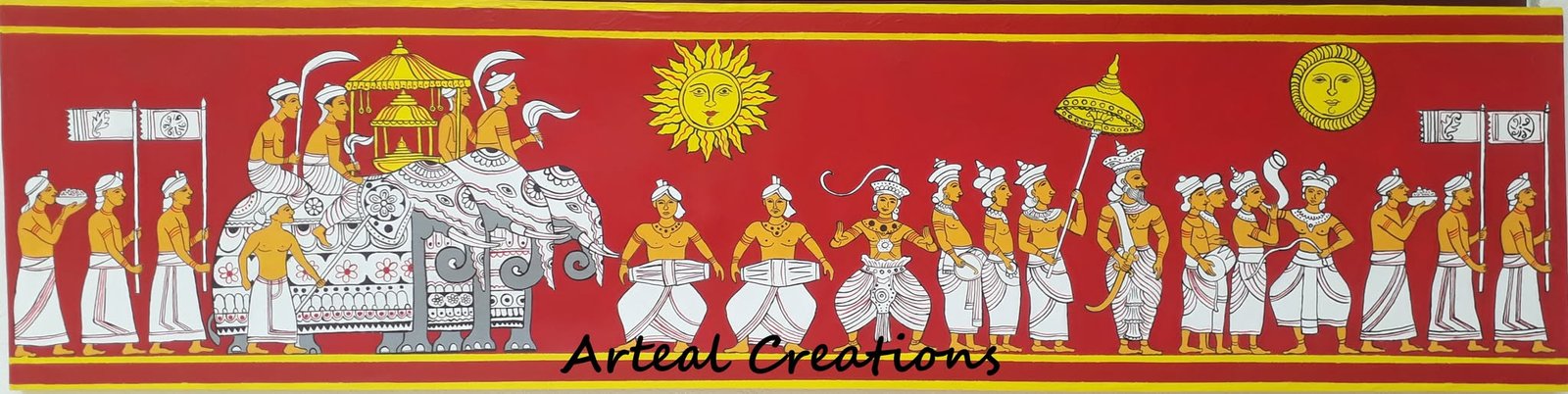 Kandy Perehera Art on Canvas